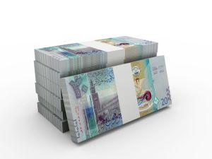 Kuwait's Gulf Bank gave away stacks of cash, setting a new world record in the process. (Shutterstock)