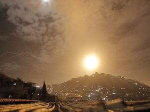 Israel said it struck Iranian targets inside Syria (Twitter)