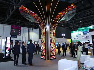 LG OLED Tree a the Gitex Techonoly Week