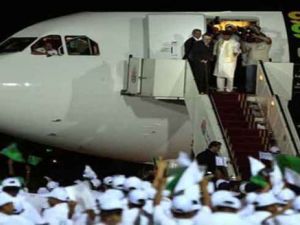 شركة الخرافي تحاول بيع طائرة القذافي في المزاد العلني