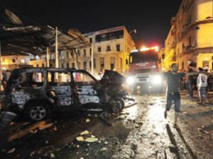 الانفجارين في بنغازي استهدفا مجمع نيابات ومحاكم شمال المدينة ومكتب المحامي العام