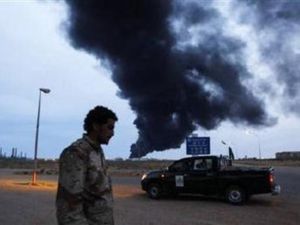 معارك عنيفة بين المتمردين وكتائب القذافي