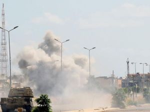 جانب من المعارك في سرت/ ارشيفية