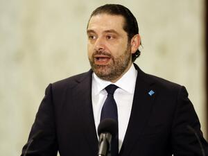 رئيس الحكومة المستقيل سعد الحريري
