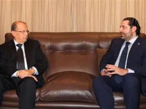 President Michel Aoun has asked PM to continue leading his cabinet until a new government can be drawn up.  (AFP/File)
