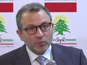 وزير الخارجية اللبناني جبران باسيل