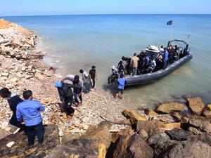 At least ten bodies were also found by the Italian coastguard, officials said. (AFP) 