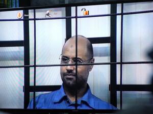 Slain Libyan dictator Muammar Gaddafi's son, Saif al-Islam. (AFP)