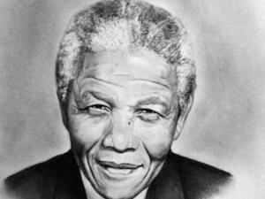 الزعيم الافريقي نيلسون مانديلا 