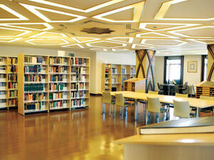 مكتبة جامع الشيخ زايد الكبير.