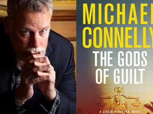 غلاف رواية "آلهة الخطيئة" لمايكل كونلي. 