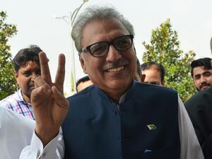 Pakistan's newly elected President Arif Alvi (AFP)