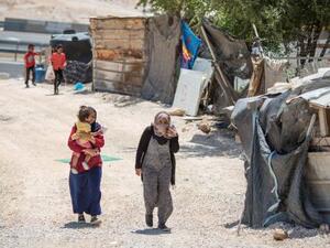 Bedouin village of Khan al-Ahmar (Twitter)