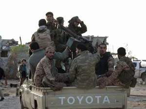 ISIL fighters executed by General Khalifa Haftar's forces in Libya (Twitter)
