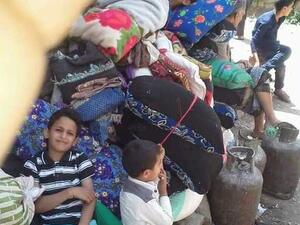 Yemen-i displaced family (Twitter)