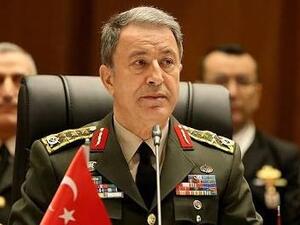 Turkey's Defense Minister Hulusi Akar (Twitter)