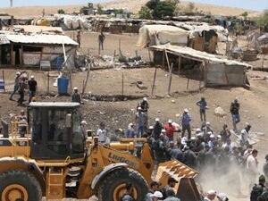 Palestinian Bedouin village (Twitter)