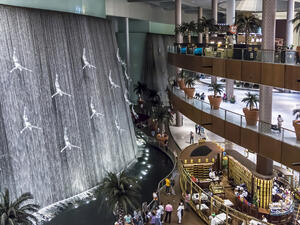 Waterfall in Dubai Mall (Shutterstock/File Photo)