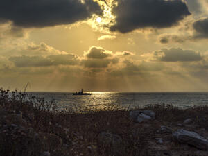 Israeli navy boat patrolling (Shutterstock/File Photo)