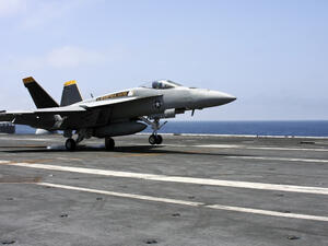 US navy f18 fighter jet (Shutterstock/File Photo)