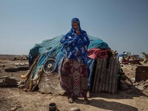 Photo of Madina, an Ethiopian migrant and one of the hundreds of thousands who travel through Yemen to the Gulf every year to find better opportunities. (PhotoCredit: (IOM/Muse Mohammed)).