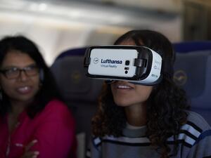 Lufthansa's new In-flight VR prototype.