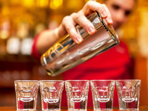 Only residents with alcohol licenses are allowed to make purchases at the shop, with each given a monthly allowance calculated based on their wages. (File photo)