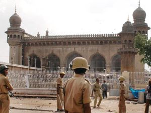 Mecca Masjid in Hyderabad India (AFP/ File Photo)