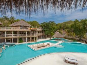 The Soneva Group owns luxury resorts around the world, including Soneva Fushi in the Maldives. (Trip Advisor) The Soneva Group owns luxury resorts around the world, including Soneva Fushi in the Maldives. (Trip Advisor)