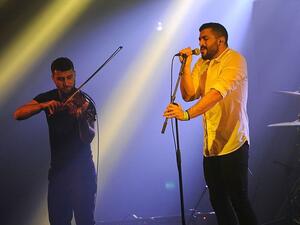 Egyptian officials banned Lebanese group Mashrou' Leila (AFP)