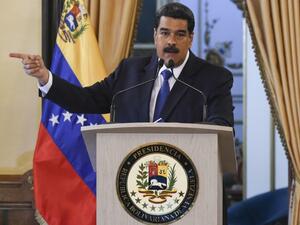 Venezuelan President Nicolas Maduro delivers a speech in Caracas on February 8, 2018. (AFP/ File)