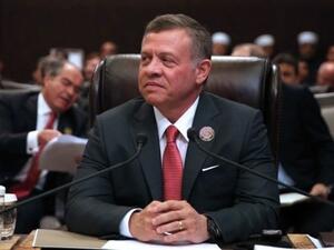 Jordan's King Abdullah II attends talks of the Arab League summit in the Dead Sea. (AFP/File)