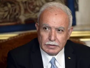 Palestinian Authority Foreign Minister Riyad al-Maliki. (AFP/Miguel Medina)