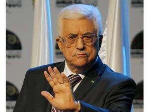 Palestinian president Mahmud Abbas giving a statement in the West Bank city of Ramallah. (AFP/File)  