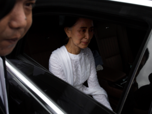 The statement from Suu Kyi's office comes as more people, including human rights activists, are calling on the de facto leader of Myanmar to return her Nobel prize. /AFP