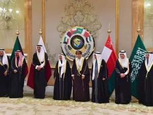 The Gulf Cooperation Council (GCC) at the Bayan Palace in Kuwait City on December 5, 2017. (AFP/ File Photo )