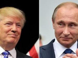Russian President Vladimir Putin and US President Donald Trump. (AFP)