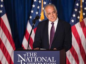 US peace envoy Zalmay Khalilzad. (AFP/ File Photo)