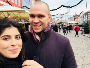 Daniela Tejada and Matthew Hedges. (Photo Custody for Daniela Tejada)
