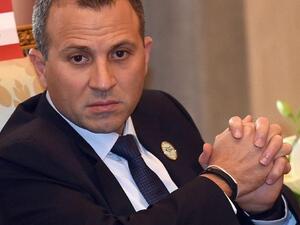 Lebanese Foreign Minister Jebran Bassil, seen in this November 9, 2015 picture. (AFP Photo/FAYEZ NURELDINE)