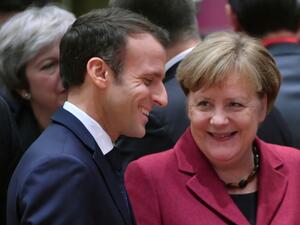 France's President Emmanuel Macron and Germany's Chancellor Angela Merkel want to strengthen ties. (AFP/ File Photo)