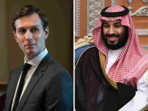 White House senior adviser Jared Kushner and Saudi Crown Prince Mohammed bin Salman. (AFP/File)