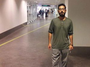 Hassan al-Kontar was stranded at a Malaysian airport for months. (Hassan al-Kontar)