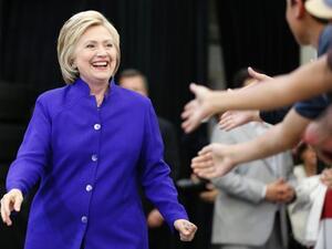 Hillary Clinton is poised to take on presumptive Republican nominee Donald Trump in November. (AFP/File)