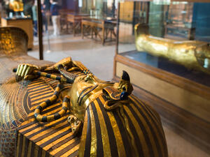Tutankhamen's Coffin in Egyptian Museum in Cairo. (Shutterstock/ File)