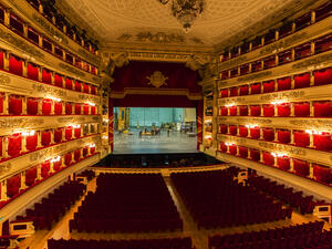 Main concert hall of Teatro alla Scala, an opera house in Milan, Italy. Opened in 1778. (Shutterstock/ File Photo)