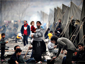 Syrian refugees' camp. (AFP/  File Photo)