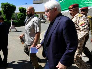 UN special envoy to Yemen Martin Griffiths. (AFP)