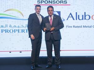 Moafaq Al Gaddah during the ceremony.