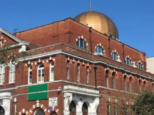 The Shacklewell Lane Mosque in Dalston, east London, has decided to accept bitcoin and other cryptocurrencies. (AFP)